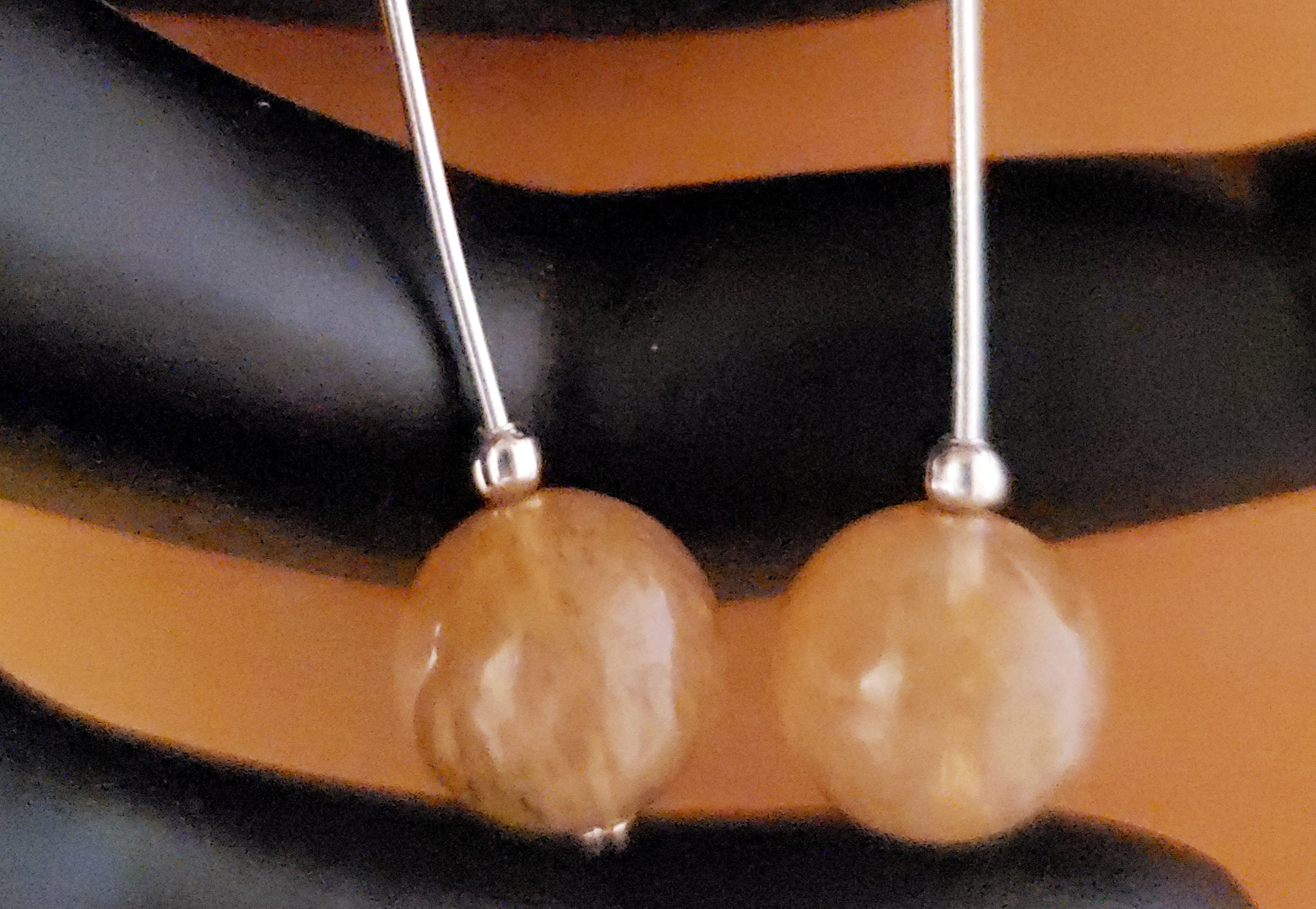 Boucles d'oreilles citrine