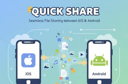 Quick Share ios android bisatel