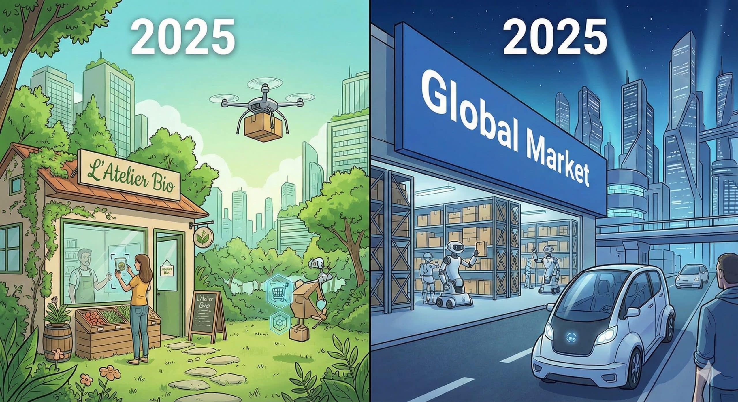 évolution du e-commerce en 2025 bisatel