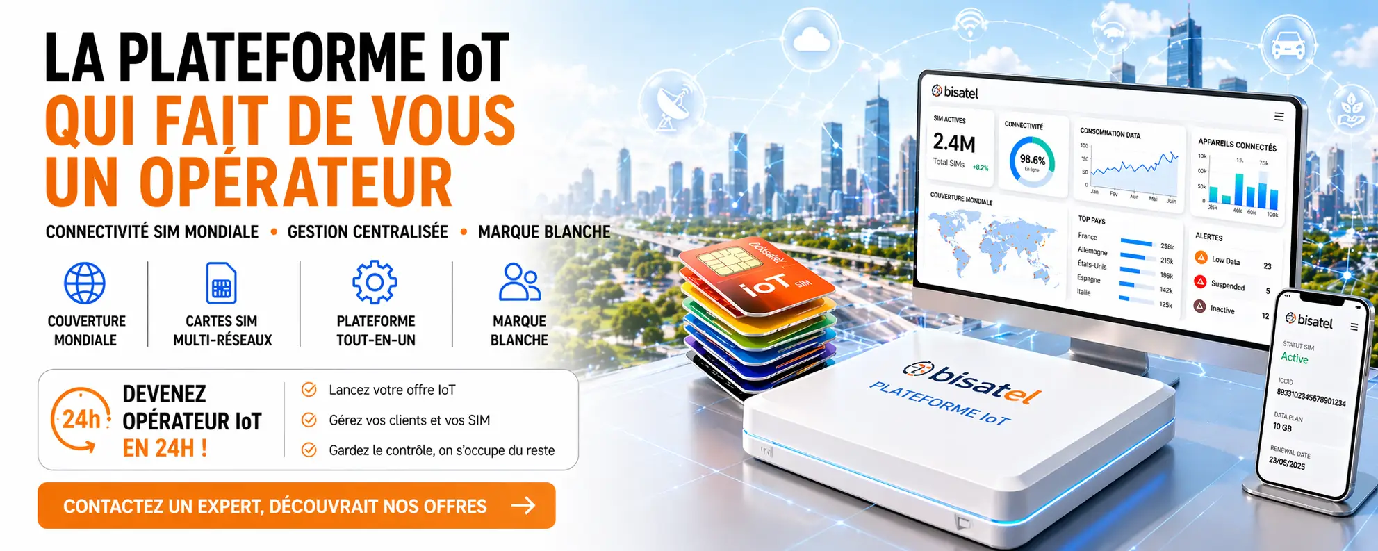 comment devenir opérateur mobile eSIM marque blanche sans investissement lourd