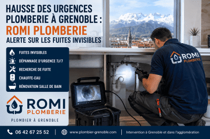 Hausse des urgences plomberie à Grenoble : Romi Plomberie alerte sur les fuites invisibles
