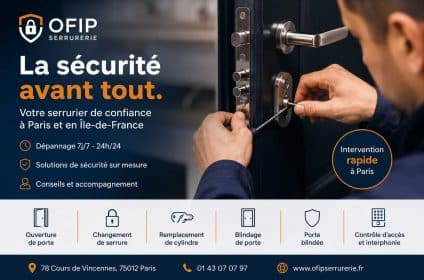 Ofip serruier à Paris